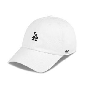 47브랜드 LA 다저스 스몰 로고 MLB 엠엘비 볼캡 야구 모자 화이트 B-BSRNR12GWS-WHB