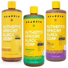 알라피아 아프리칸 올인원 대용량 블랙 비누 950ml ALAFFIA AFRICAN BLACK SOAP