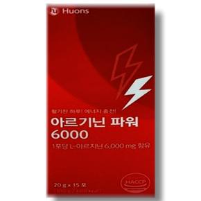 휴온스 아르기닌 파워 6000 20g  x  15포 (S19052977)