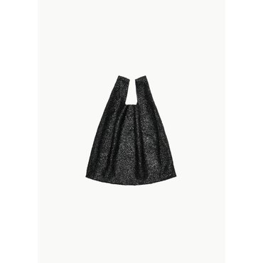샵아모멘토 니콜로파스쿠알레티 Shopping Tote - Micro Sequins, Black