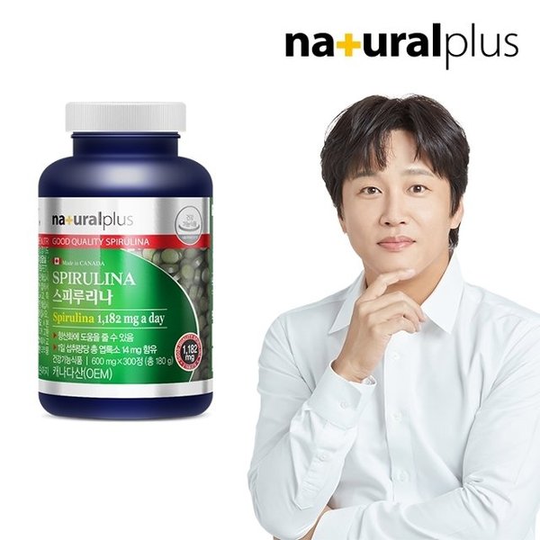 내츄럴플러스 스피루리나 300정 1병 5개월분