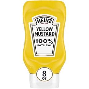 [해외직구] Heinz 하인즈 내추럴 옐로우 머스타드 소스 226g 2팩