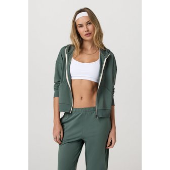 뷰오리 [여성] 헤일로 모던 풀 집 후디_그린 VR26120004000