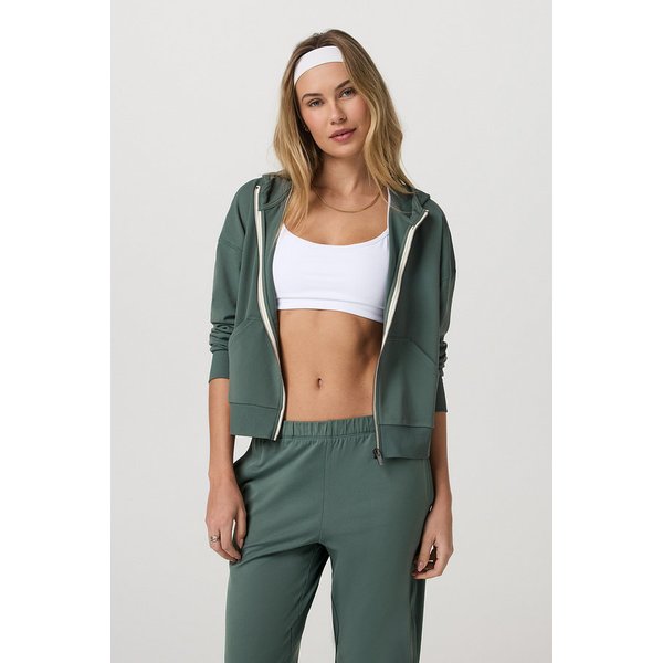 [여성] 헤일로 모던 풀 집 후디_그린 VR26120004000