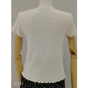 러블리 펀칭 반팔니트 TOEDFKT013