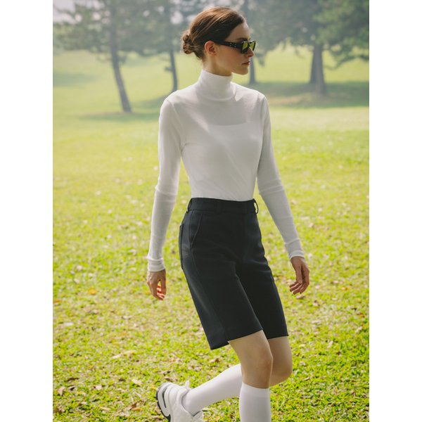 Mesh Half-Neck Base Layer (white)