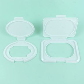 물티슈 뚜껑 케이스 커버 비접착 캡 사각 원형 DIY 교체 어린이집 까꿍 놀이 만들기 재료 무지 화이트 물티