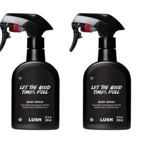 [해외직구] 영국직구 Lush 러쉬 바디스프레이 렛더 굿타임즈 롤 200ml 2팩 Body Spray Let The Good Times Roll 200ml