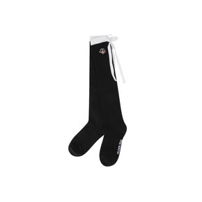 (W) Ribbon Tie Knee-Socks   G6LAX26242BKX