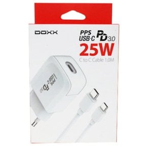 25W 고속 PD충전기 DX-PPS25W  화이트