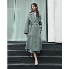 WOOL HAND MADE COAT GREEN 울 핸드 메이드 코트 그린