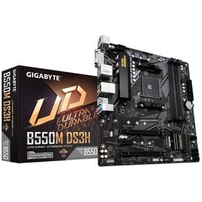 GIGABYTE B550 칩셋 탑재 Micro-ATX 메인보드 B550M DS3H MB5543