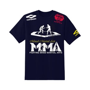 T-507 MMA 티셔츠 쿨론 네이비 복싱 태권도 격투기