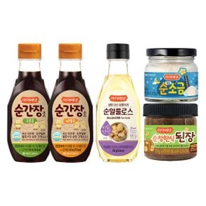 순간장2종 된장 소금 순알룰로스 세트