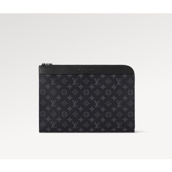 LOUIS VUITTON 포쉐트 주르 파우치 클러치백 모노그램 이클립스 캔버스 M82074