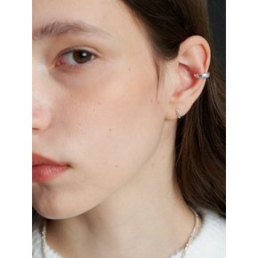 [Silver] Essential Ring Earrings 10mm (L233MER090)