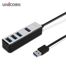 4포트 무전원 USB3.1허브 메탈소재 1.8M케이블 LH-4500A