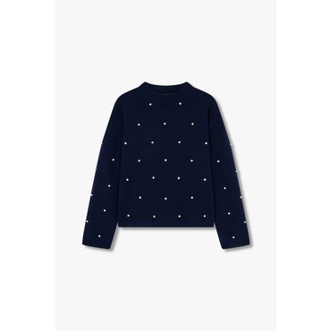 GCUT [지컷25S/S]펄 디테일 캐시미어 풀오버(7215150109)