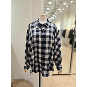 [부산점] 타탄체크 루즈핏 셔츠 블라우스(PR4WB001)
