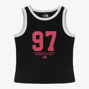[노스페이스 공식] NT7VR31J 화이트라벨 여성 링거 슬리브리스_BLACK