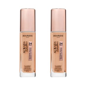 부르조아 올웨이즈 패블러스 롱래스팅 파운데이션 SPF 20 2팩 shade 400 Pink Beige 30 ml