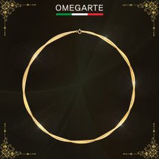 [OMEGARTE]18K 이태리 듀에 목걸이