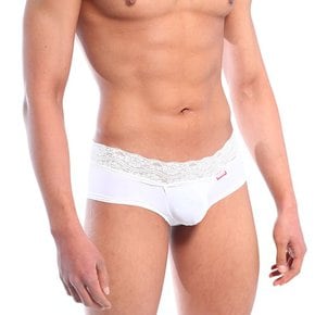 [M2W] Mini Cheek Boxer Lace White 2025-70