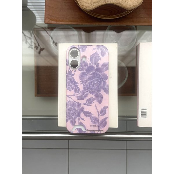 [카드수납] Purple Flower 폰케이스
