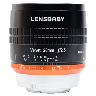  Lensbaby Velvet 28 with Copper Rings RF 28mm F2.5 [한정 사양 모델] 단초점 렌즈 캐논 마운트