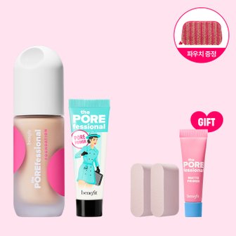 베네피트 [연준PICK] 더 포어페셔널 파운데이션&프라이머 미니 (+스파츌라&매트 프라이머 디럭스&파우치)