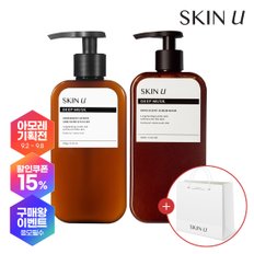 [각질케어] 스킨유 이노센트 딥머스크 듀오 SET (스크럽워시 500ml + 바디로션 350g)(+쇼핑백)