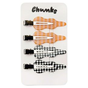 4092797 Chunks Assorted 4-Pack Hair Clips