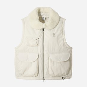 [디오디 공식]여성) 에어로겔 패딩 베스트(IVORY)