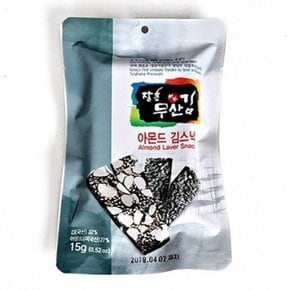 장흥무산 아몬드 김 스낵 15g (W9F7C1A)