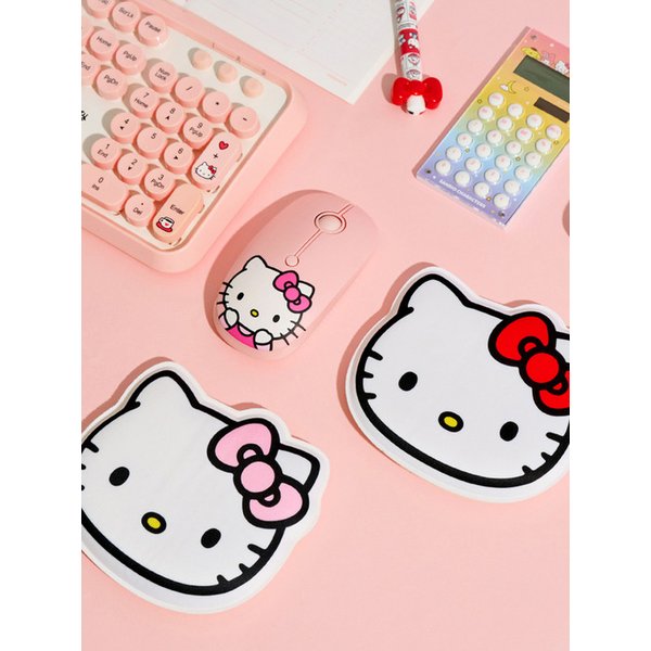 헬로키티 키보드 마우스 손목보호 쿠션