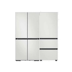 비스포크 키친핏 냉장고 김치냉장고 세트 전체코타화이트 RM70F63R2A+RQ33DB74D2AP01