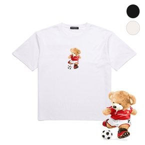 SOCCER BEAR 오버핏 반팔 티셔츠 (VNDTS240) 2칼라