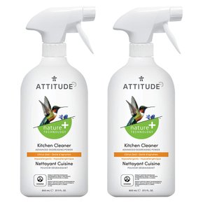 ATTITUDE 애티튜드 시트러스향 키친 다용도 클리너 800ml 2팩