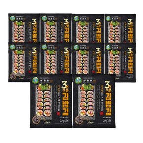 [성경김본사] 세번구운 김밥김 22g(10매) x 10봉