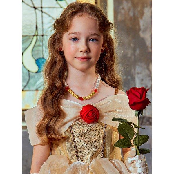 로즈 포인트 벨 진주 목걸이 & 팔찌 세트