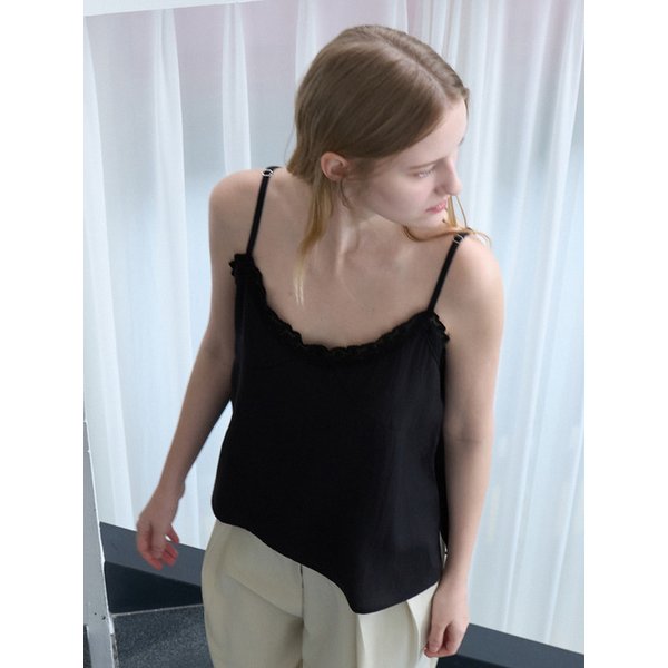 레이스 슬리브리스 블랙 amr2326