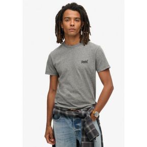 5072524 Superdry VINTAGE LOGO EMB - Basic T-shirt volcanic black grit