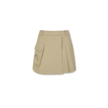 왁 골프 (WWPNM25371BEX)Womens Pleated Shorts