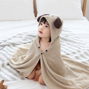 아기목욕가운(유아비치타올 신생아수건 샤워가운)