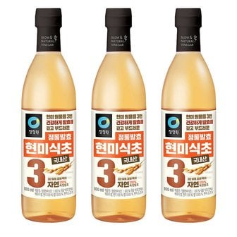  청정원 정통현미식초 800ml 6팩