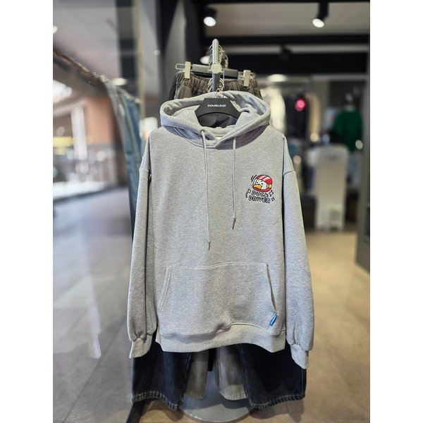 [시흥점] 융기모 드라이브 덕 세미오버핏 그레이후드티(남여공용)/JGZZ30B21GY