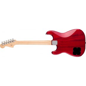 Squier by Fender 스쿠와이어 일렉트릭 기타 Black Pickguard, Crimson Red Transparent