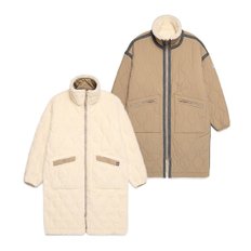 F214UJK306 리버시블 플리스 롱 자켓 LBEIGE_P341589076