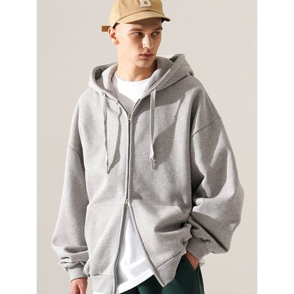 빅토리벌룬 집업 그레이 TWHD3412