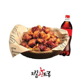 버닝 허니핫 치킨+콜라500ml